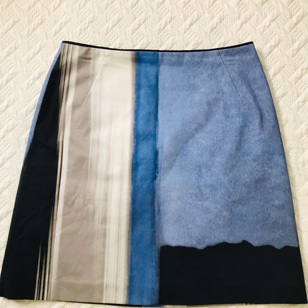 Ellie Tahiti Fully Lined Blue Skirt.